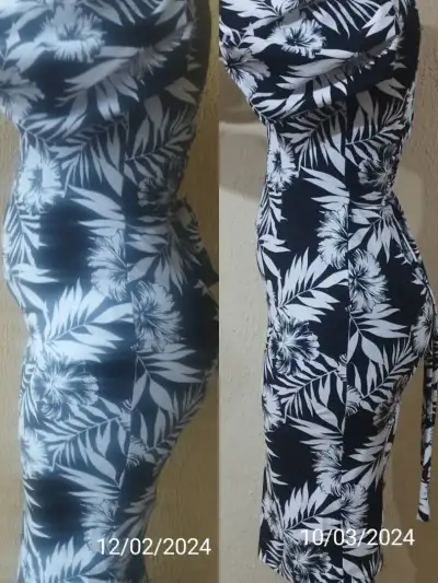 A member's before and after photos, side by side.