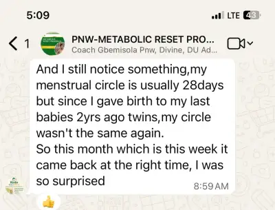 A member's WhatsApp message, shared as originally written. Phone numbers are blurred.