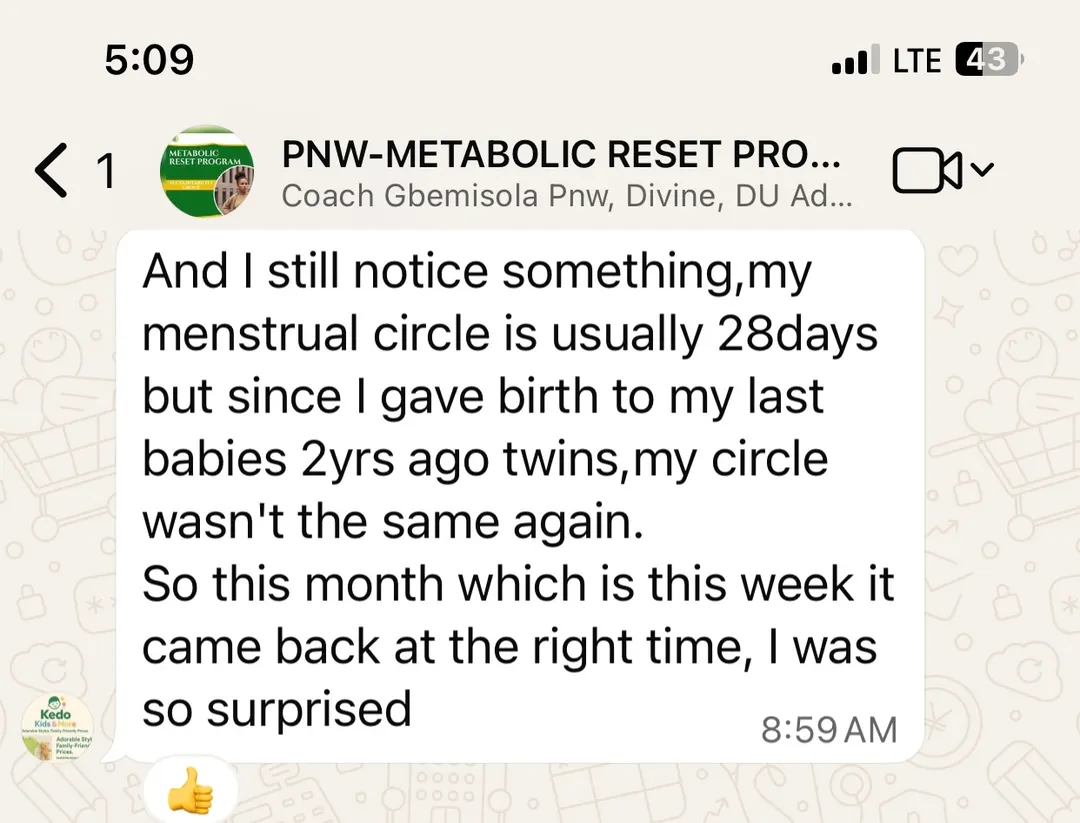 A member's WhatsApp message, shared as originally written. Phone numbers are blurred.